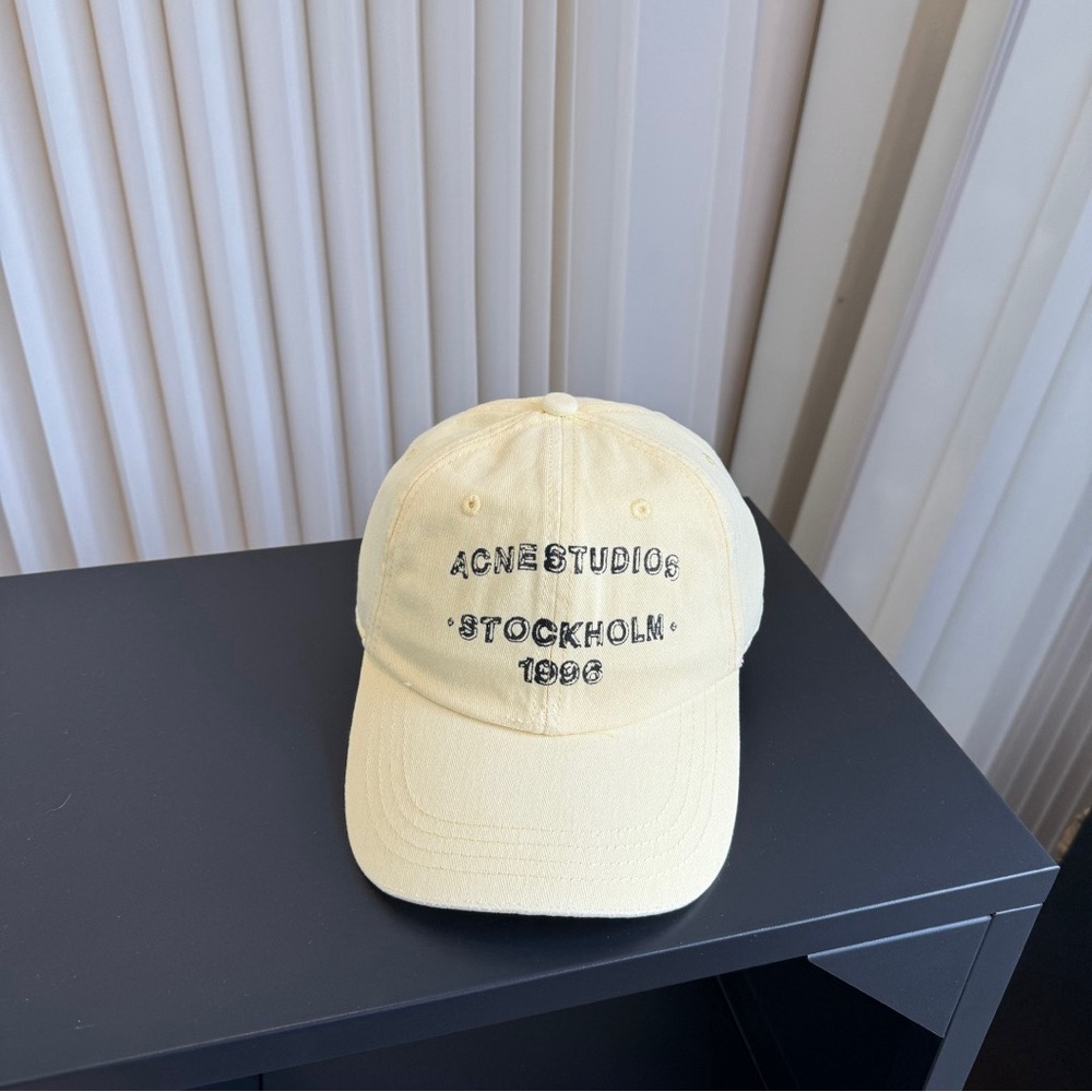 Acne Studios Yellow 'Stockholm 1996' Baseball Cap